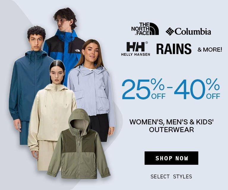 25% - 40% Off Outerwear