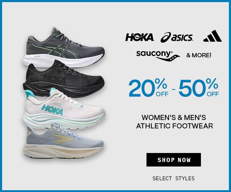20% - 50% Off Women's & Men's Athletic Footwear
