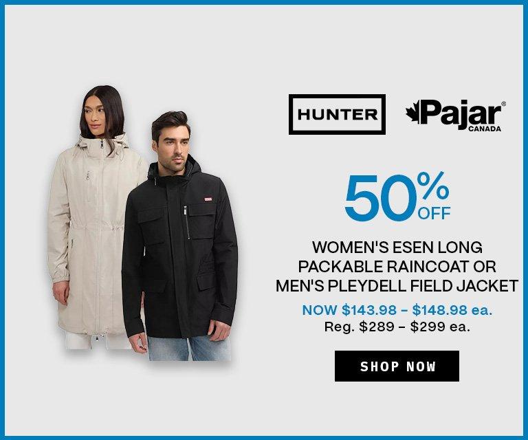 50% Off Hunter & Pajar Jackets