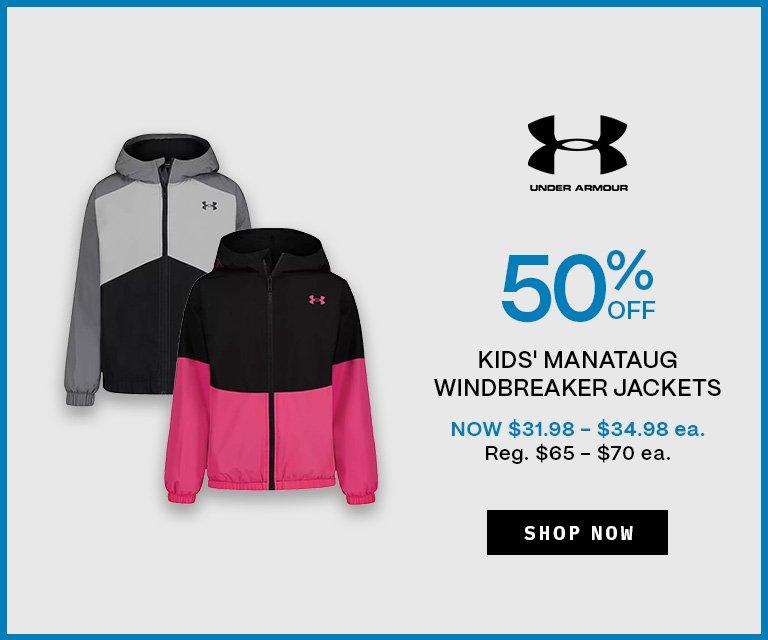 50% Off Kids' Manataug Windbreaker Jackets