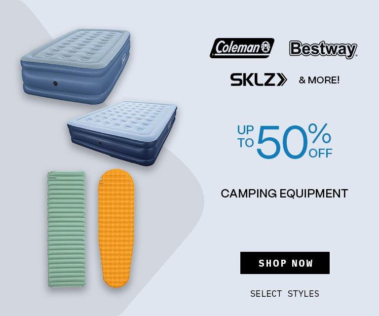 Up to 50% Off Camping Equipment