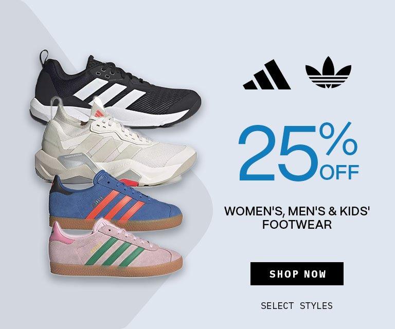 25% Off adidas & adidas Originals Footwear