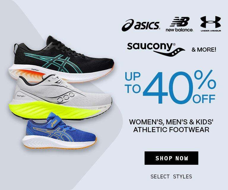 Up to 40% Off Athletic Footwear