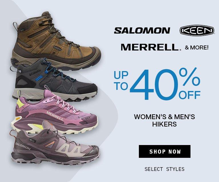 Up to 40% Off Hikers