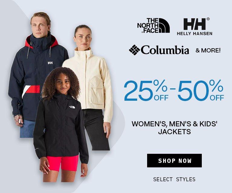 25% - 50% Off Jackets