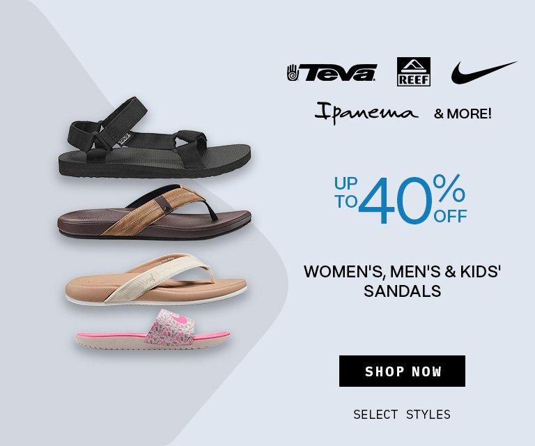 Up to 40% Off Sandals