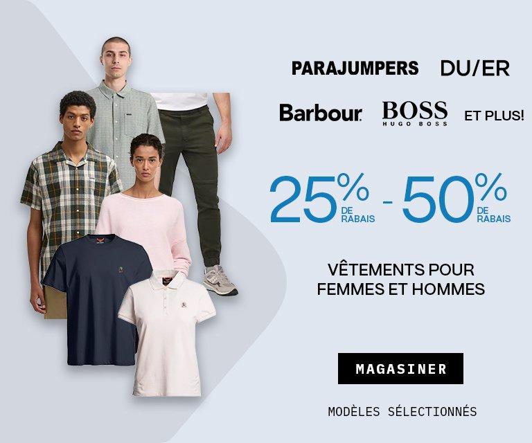 25% - 50% Off Women's & Men's Apparel