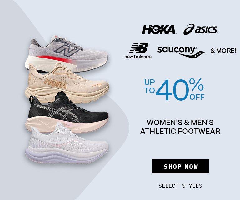 Up to 40% Women's & Men's Athletic Footwear