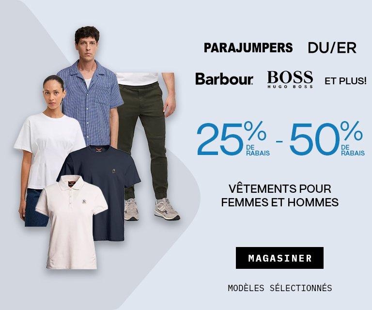 25% - 50% Off Women's & Men's Apparel