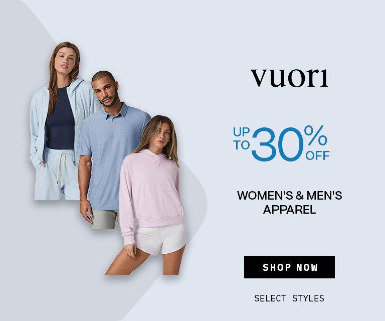 Up to 30% Off Vuori