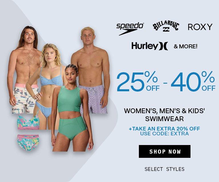 25% - 40% Off Swimwear + Take An Extra 20% Off