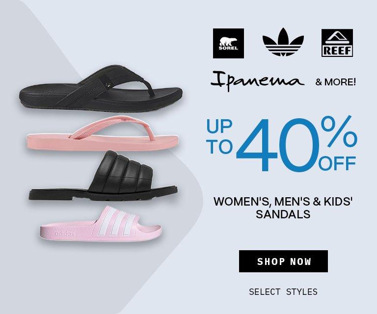 Up to 40% Off Sandals