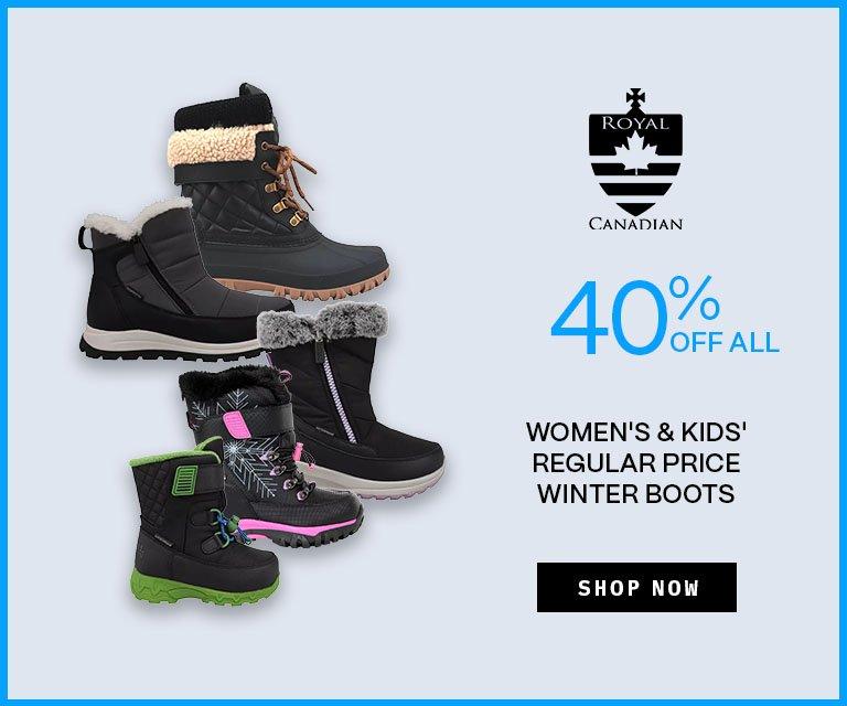 40% Off Royal Canadian Winter Boots
