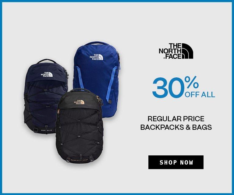 30% Off The North Face Backpacks