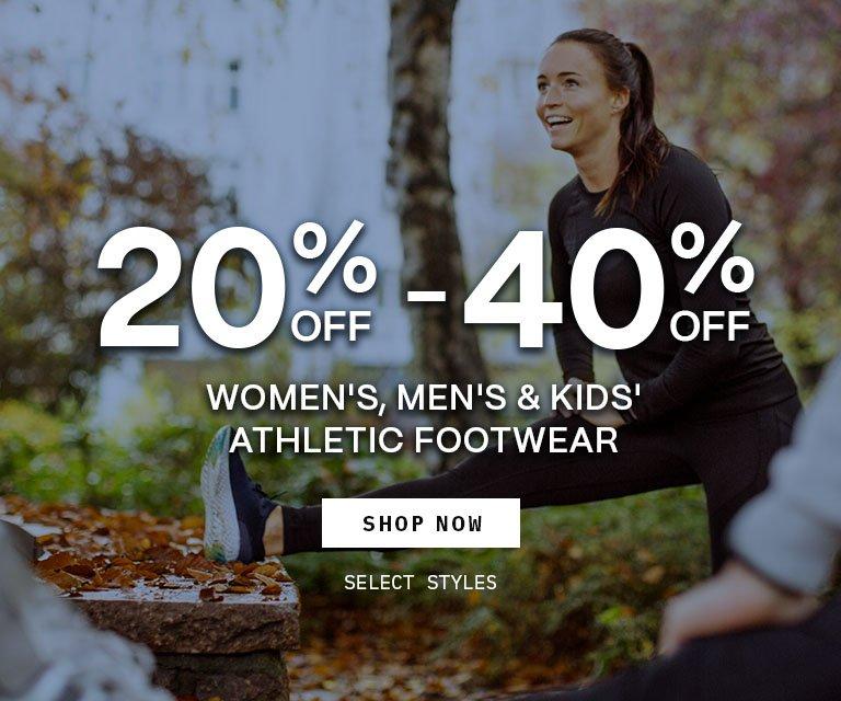 20% - 40% Off Athletic Footwear