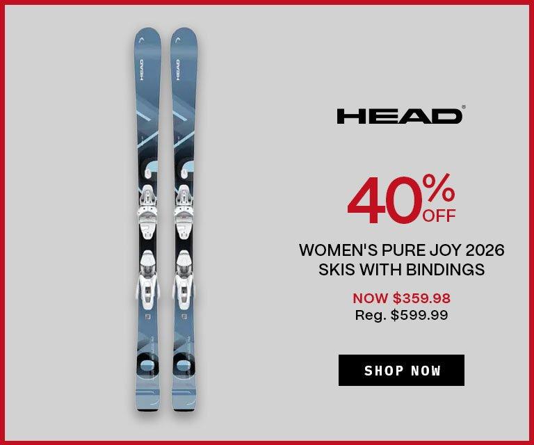 40% Off Head Women's Pure Joy Skis