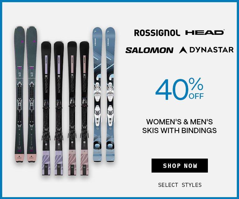 40% Off Skis with Bindings
