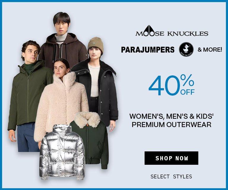 40% Off Premium Outerwear