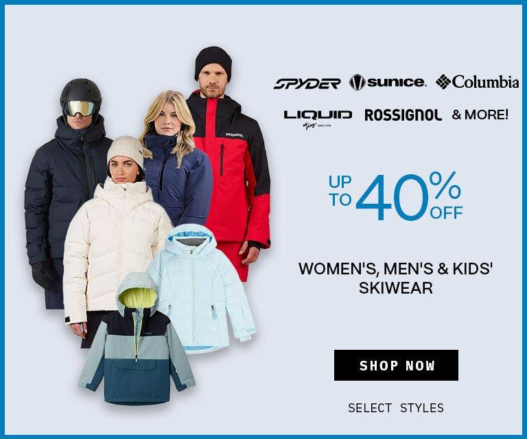 Up to 40% Off Skiwear