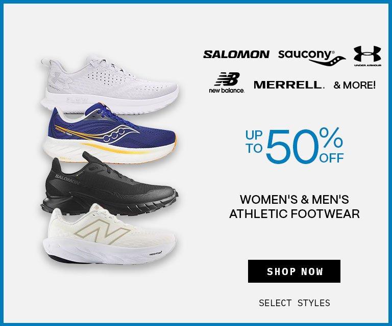 Up to 50% Off Women's & Men's Athletic Footwear