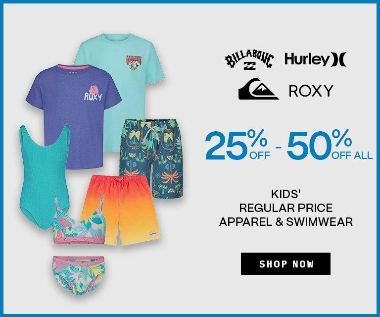 25% - 50% Off Kids' Swimwear