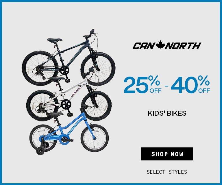 25% - 40% CanNorth Kids' Bikes