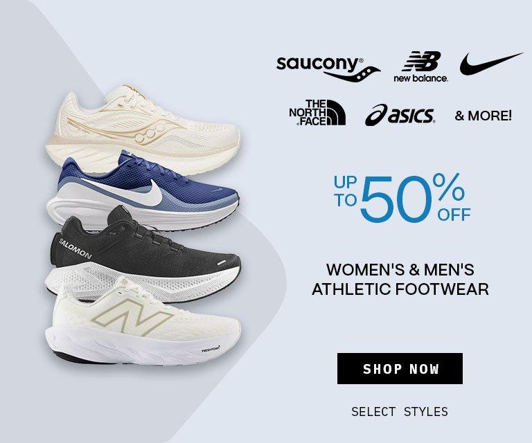 Up to 50% Off Women's & Men's Athletic Footwear