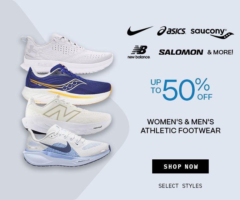 Up to 50% Off Women's & Men's Athletic Footwear