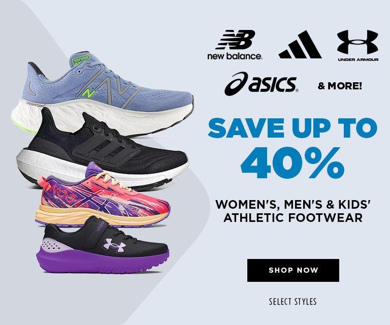 Up to 40% Off Athletic Footwear