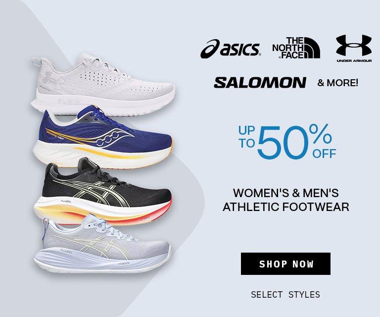 Up to 50% Off Women's & Men's Athletic Footwear