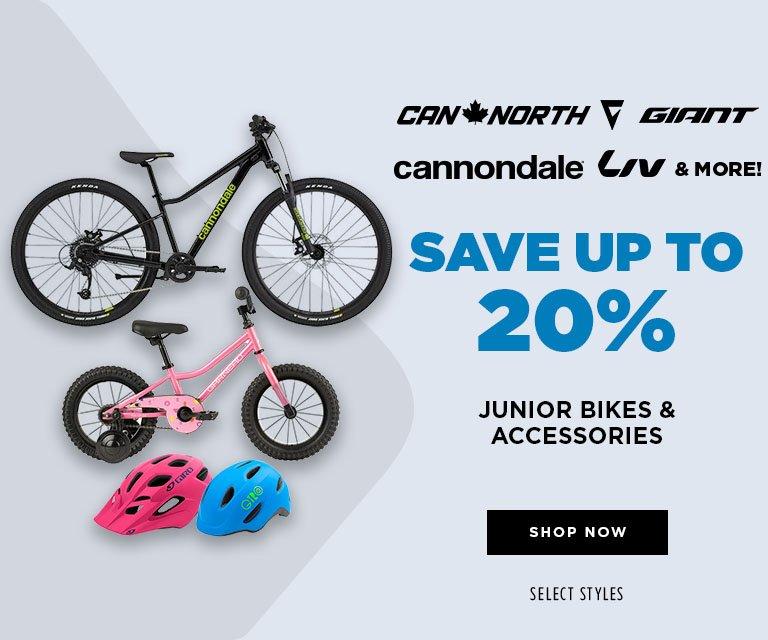 20% Off Junior Bikes & Accessories