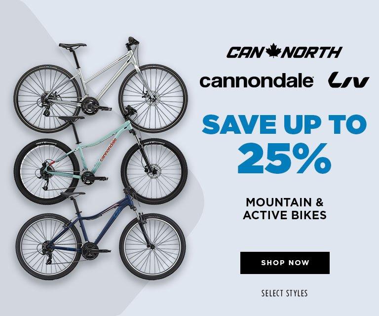 Up to 25% Off Bikes