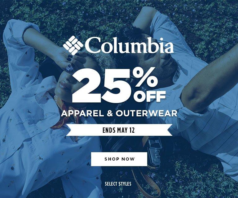 25% Off Columbia