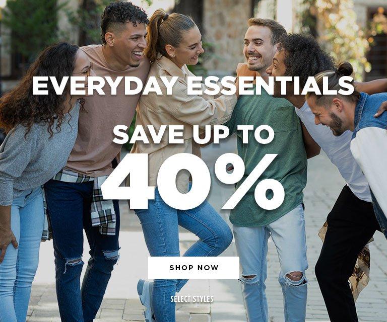 Up to 40% Off Everyday Essentials