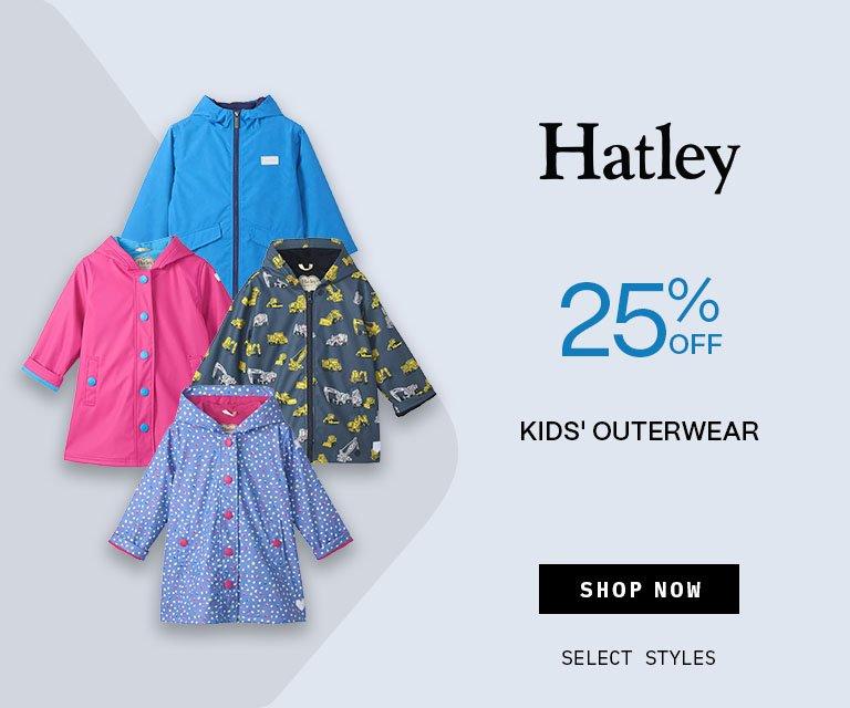 25% Off Hatley Kids' Outerwear