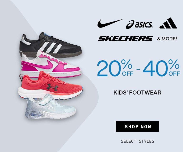 20%-40% Off Kids' Footwear