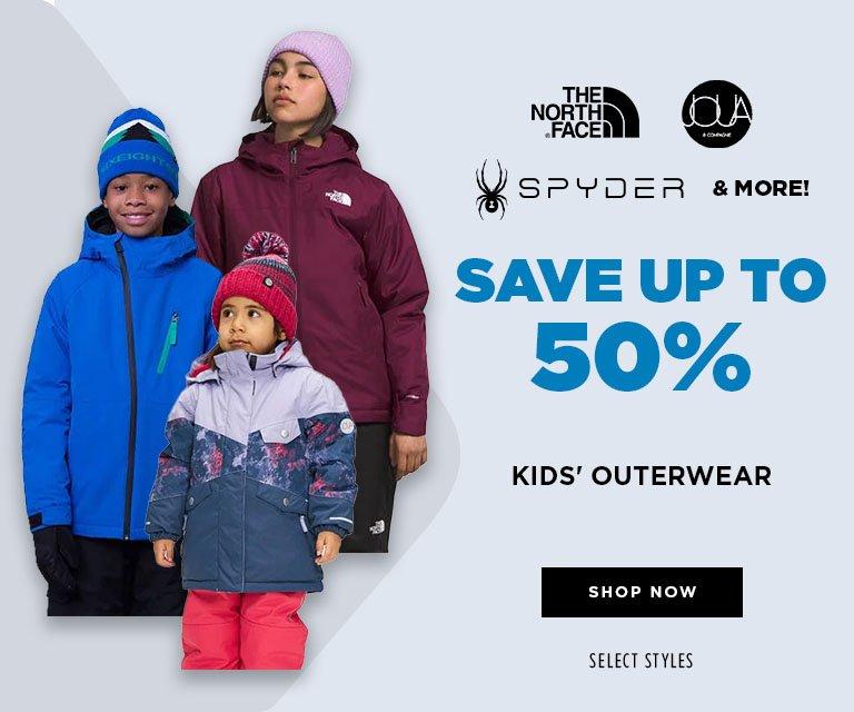 Up to 50% Off Kids' Outerwear