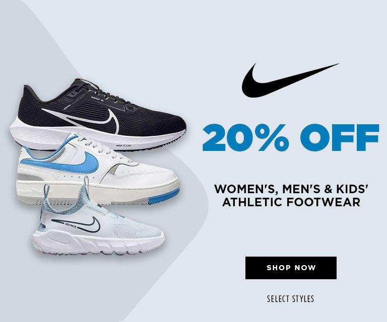 20% Off Nike Footwear
