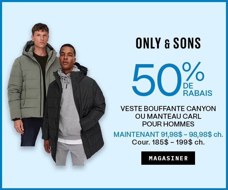 50% Off Only & Sons Jackets