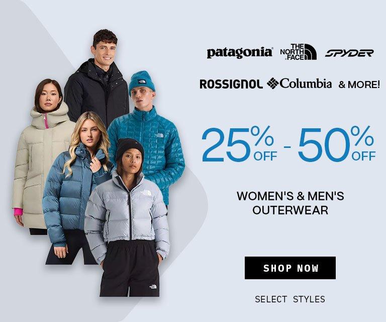 25%-50% Off Women's & Men's Outerwear