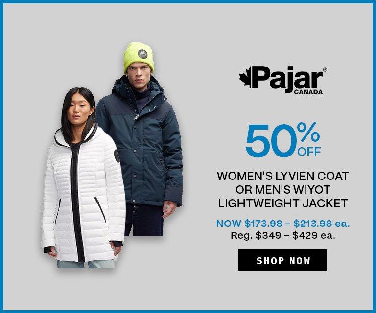 50% Off Pajar Select Styles Coats
