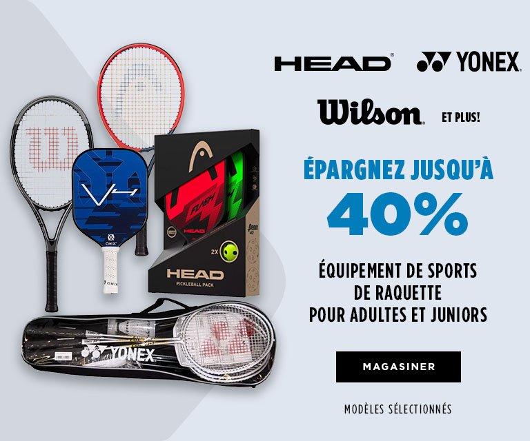 Up to 40% Off Racquet Sports Equipment