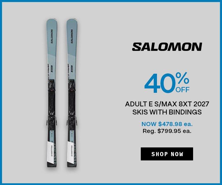 40% Off Salomon Skis with Bindings