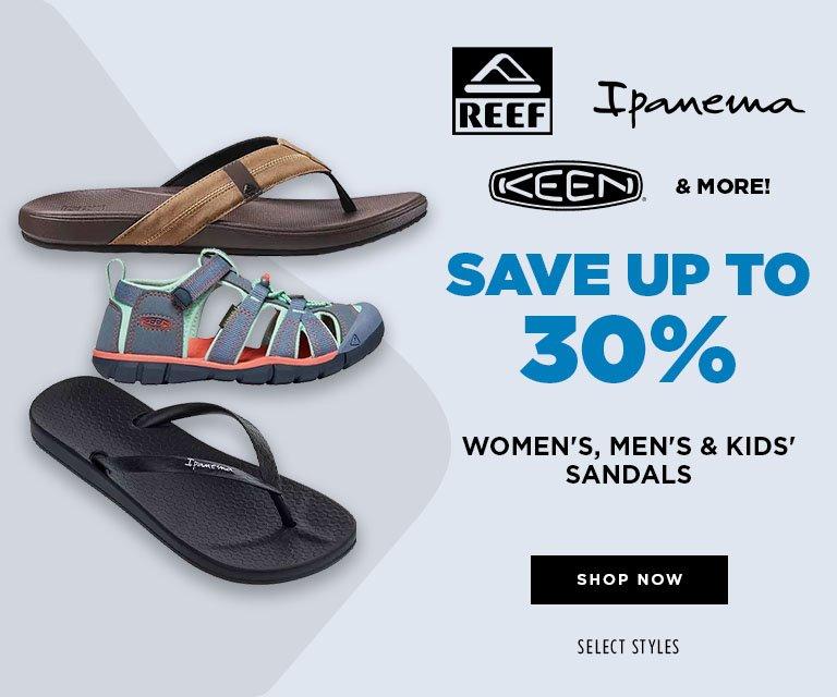 Up to 30% Off Sandals
