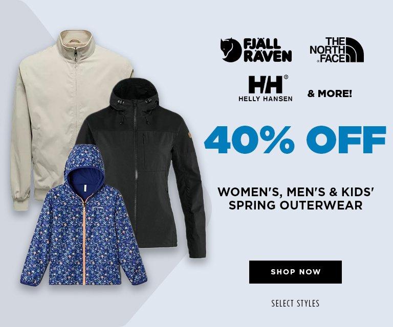 40% Off Spring Outerwear