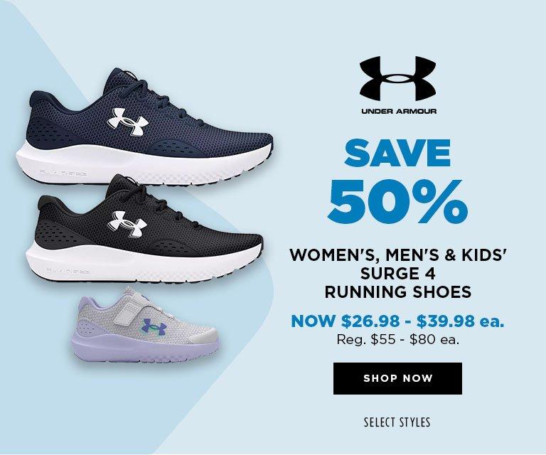 50% Off Surge 4 Running Shoes