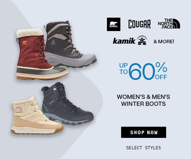 Up to 60% Off Winter Boots
