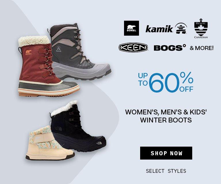 Up to 60% Off Winter Boots