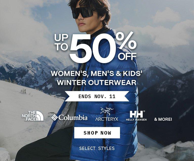 Up to 50% Off Women's, Men's & Kids' Winter Outerwear