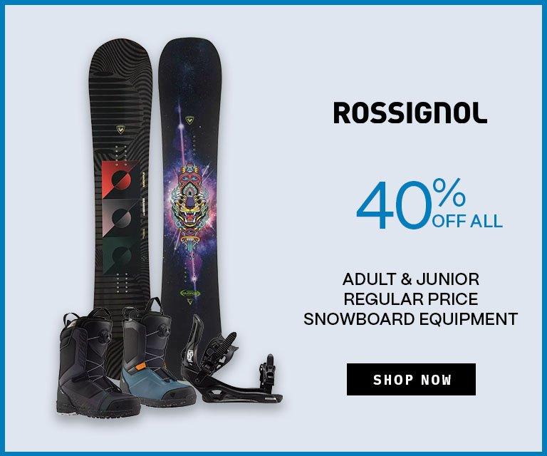 40% Off Rossignol Snowboard Equipment